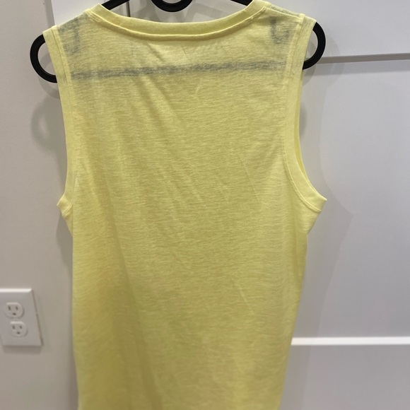 Athleta Light Yellow Tank Top - Picture 4 of 4